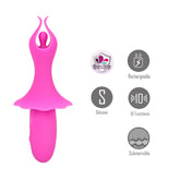 Maia Sienna 15.2 cm USB Rechargeable Fluttering Bullet Vibrator BULLETS
